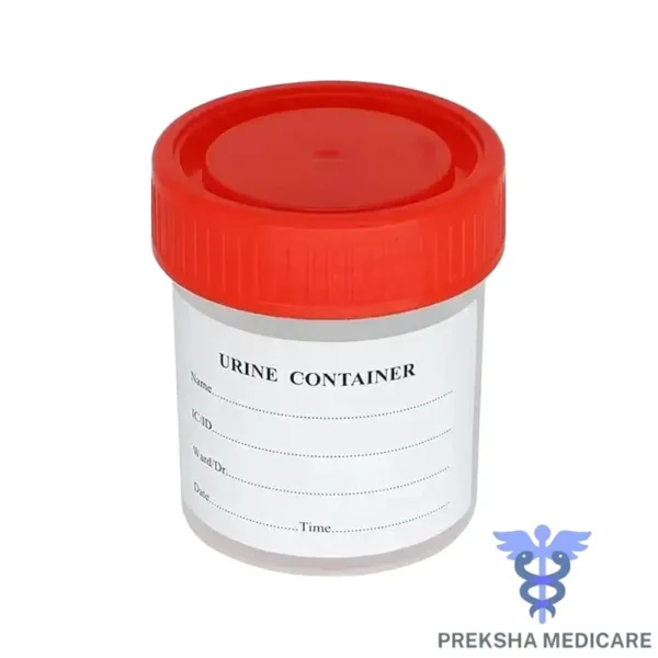 URINE CONTAINER-RED