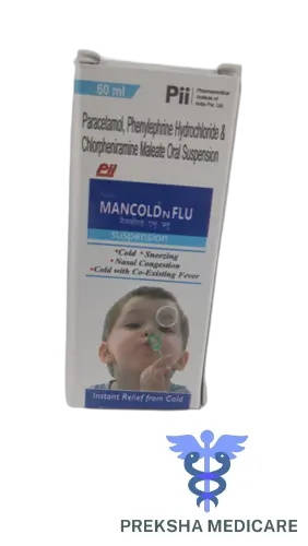 MANCOLD N FLU SYP-60ML