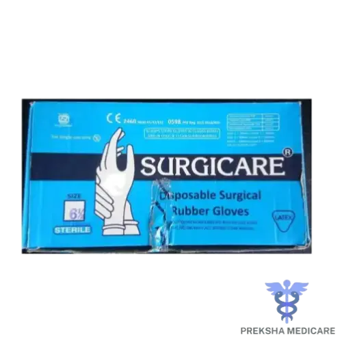 SURGICARE GLOVES-6.5"