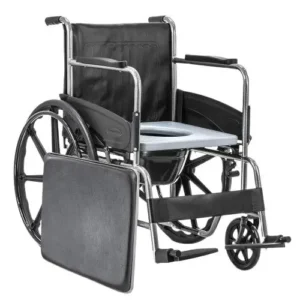 VIS.WHEELCHAIR WITH COMODE