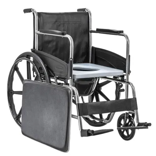 VIS.WHEELCHAIR WITH COMODE